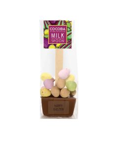 Cocoba - Mini Easter Egg Hot Chocolate Spoon - 12 x 50g