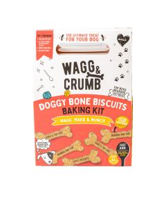 Craft & Crumb - Wagg & Crumb Doggy Bone Baking Kit with Stencil - 6 x 300g