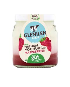 Glenilen Farm - Raspberry Fruit Layered Yoghurt - 6 x 140g (Min 12 DSL)